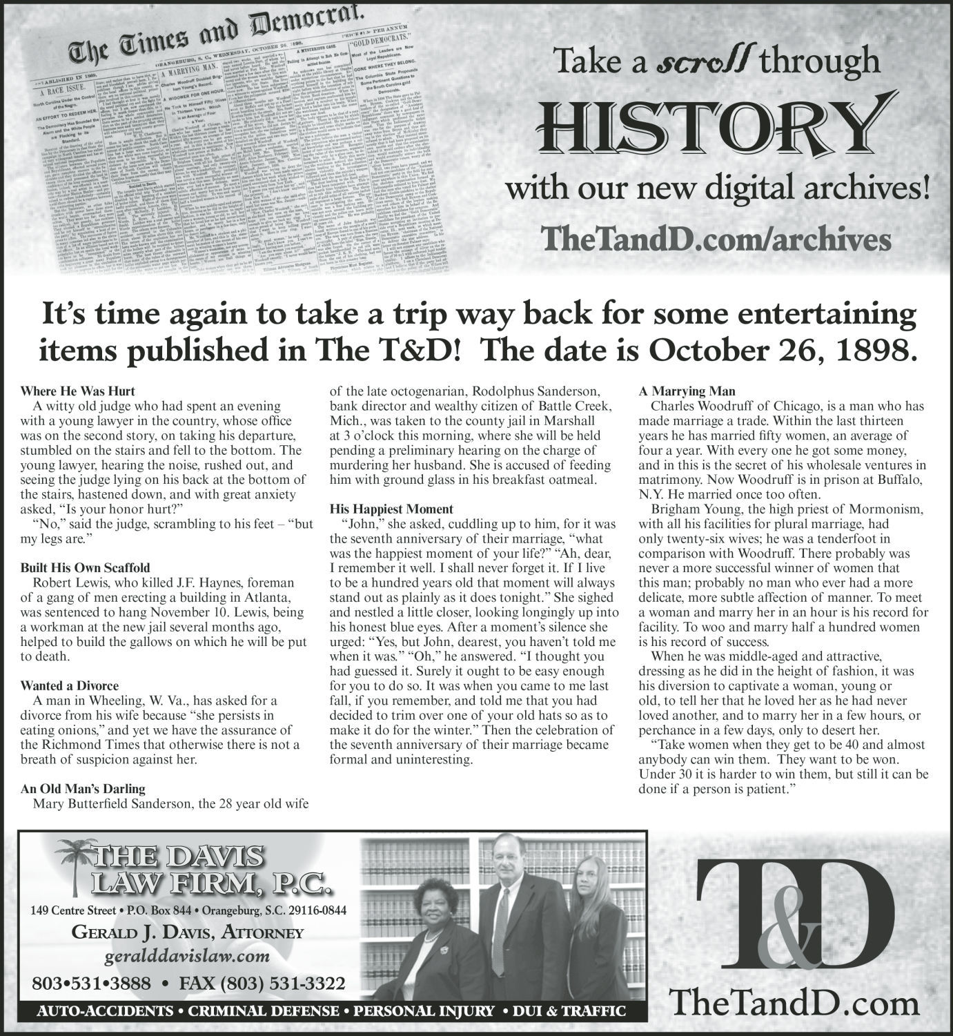 TheTandD.com/archives Oct. 13, 2019